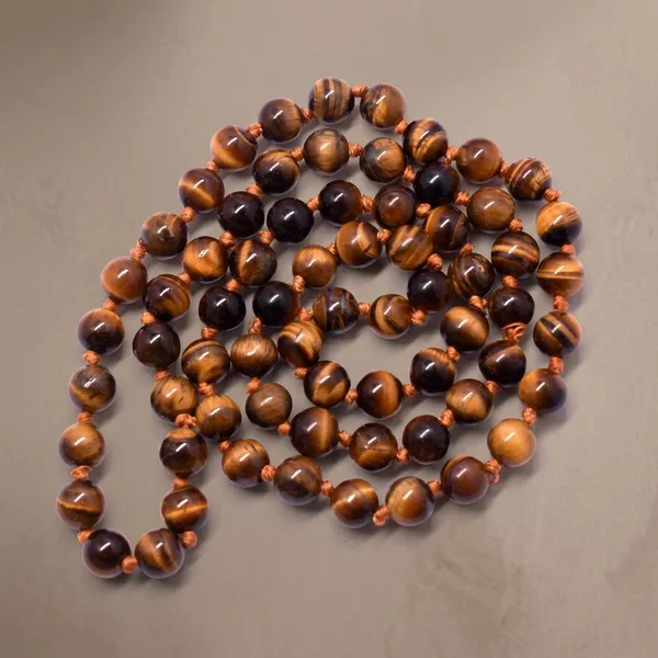 Golden_And_Brown_Natural_Crystal_Tiger_Eye_Mala_For_Meditation