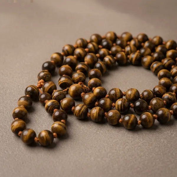 Golden_And_Brown_Natural_Crystal_Tiger_Eye_Mala_For_Meditation