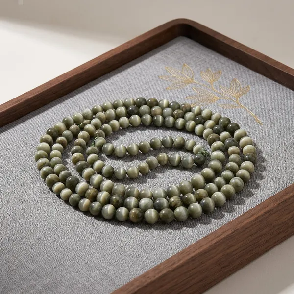 Grey_And_Green_Natural_Crystal_Cats_Eye_Mala_For_Meditation