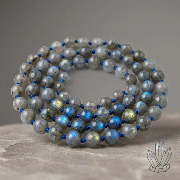 Grey_And_Blue_Flash_Natural_Crystal_Labradorite_Mala_For_Meditation