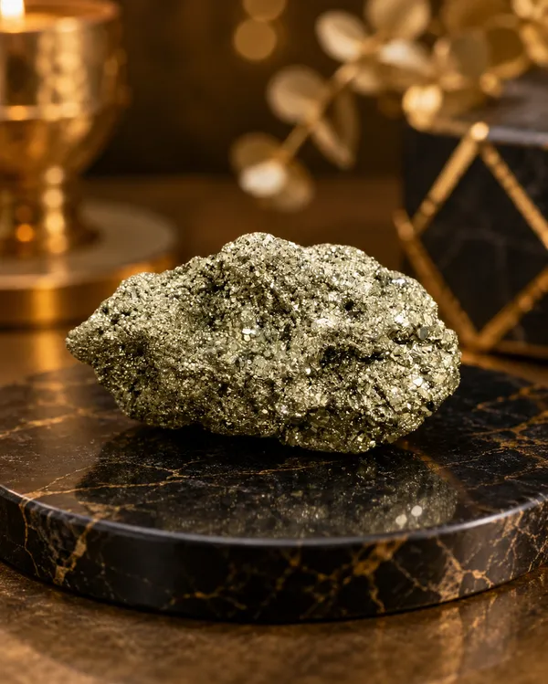 Natural_Pyrite_Cluster_�_Premium_Golden_Mineral_Specimen_for_Decor_166_Gram