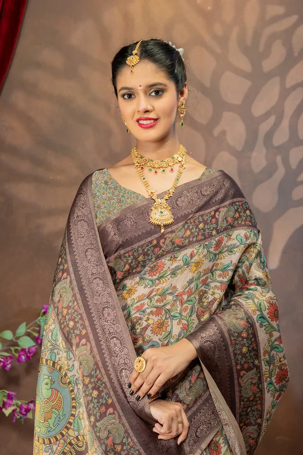Premium_Kalamkari_Cotton_Silk_Saree_-_Grey