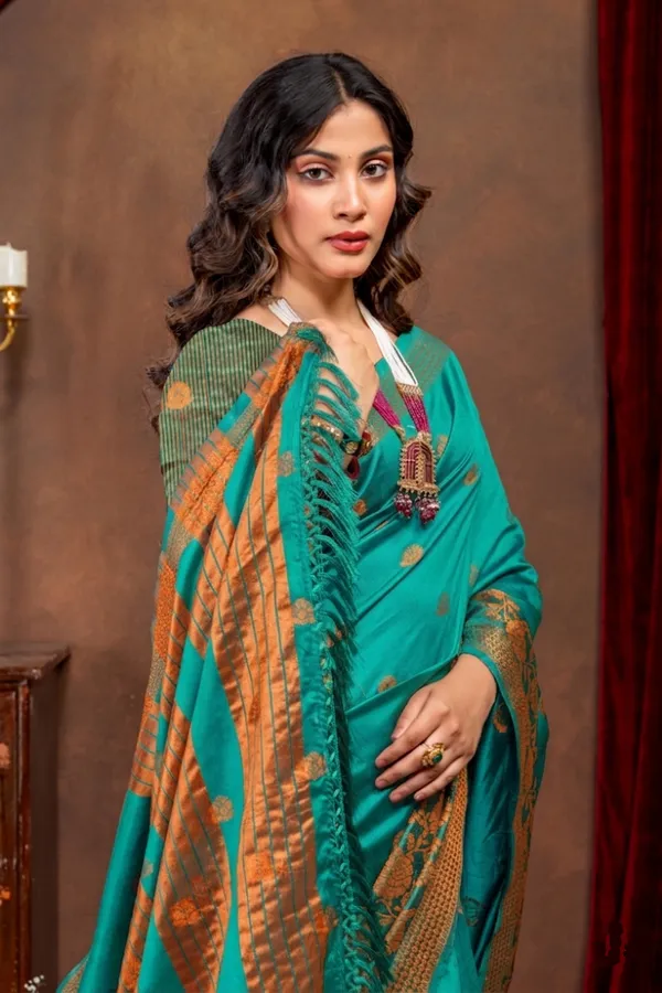 Premium_Litchi_Silk_Kota_Saree_-_Rama