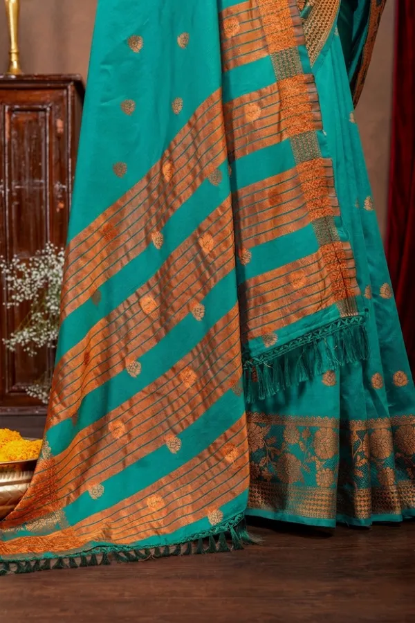 Premium_Litchi_Silk_Kota_Saree_-_Rama