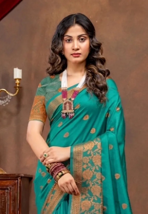 Premium_Litchi_Silk_Kota_Saree_-_Rama