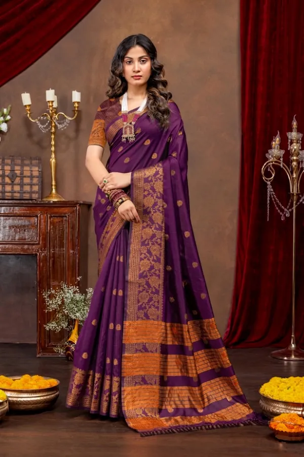 Premium_Litchi_Silk_Kota_Saree_-_Wine