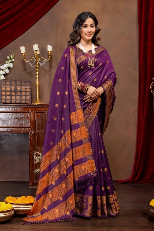 Premium_Litchi_Silk_Kota_Saree_-_Wine