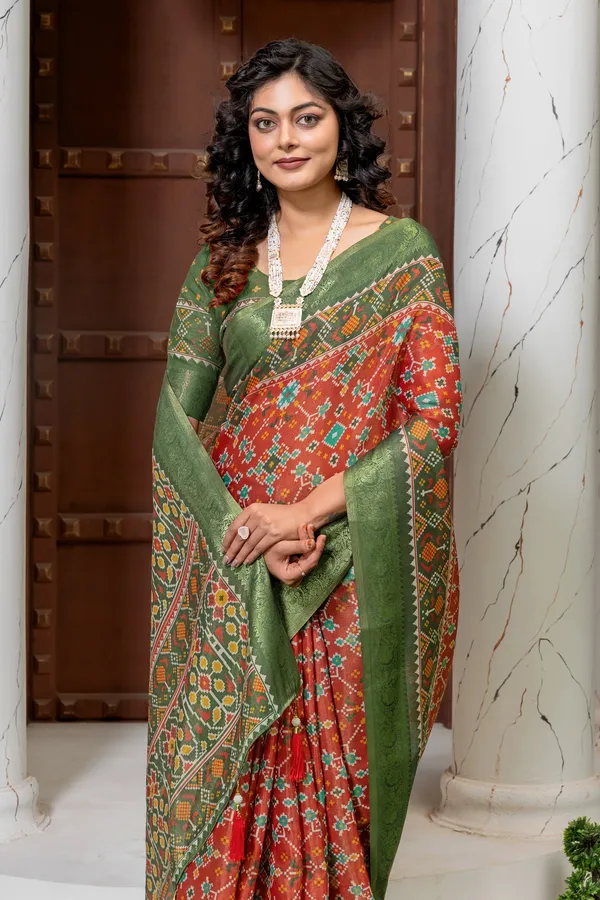 Premium_Patola_Type_Cotton_Silk_Saree