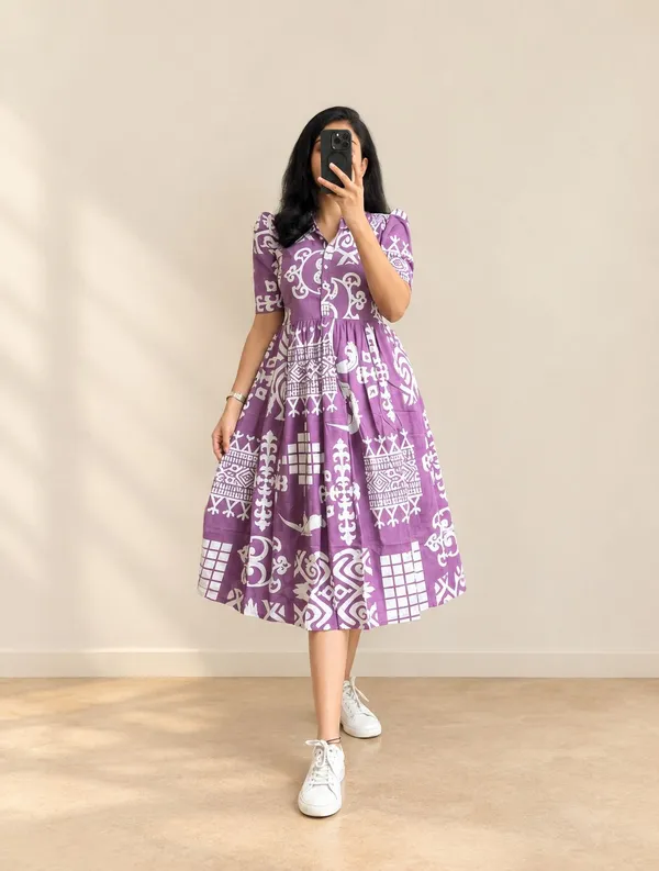 hbkart_Flared/A-line_Gown_(Purple)
