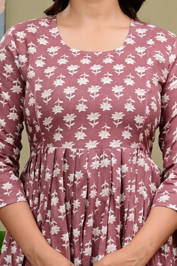 WOMENS_COTTON_PRINTED_KURTI/MATERNITY_GOWN/Printed_Maxi_Dress/Printed_Midi_dress/Anarkali_kurties