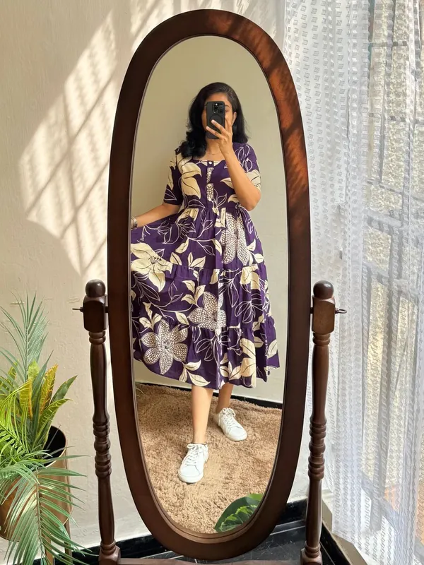 Hbkart_Women_Printed_A-Line_Dress_(Purple)