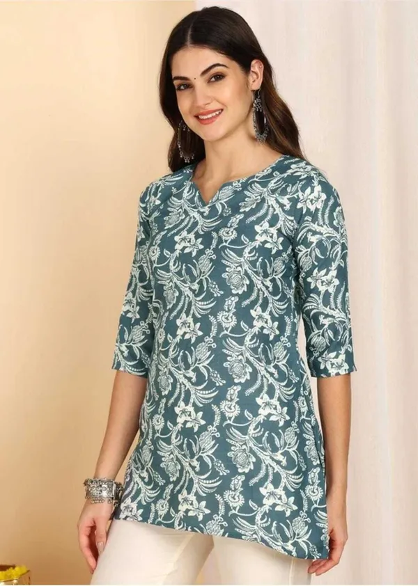 Hbkart_Women_Solid_Tunic_Kurta_(Dusty_Blue)