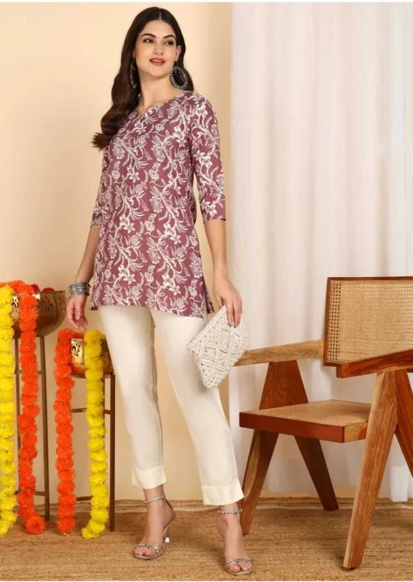 Hbkart_Women_Printed_Tunic_Kurta_(Maroon)