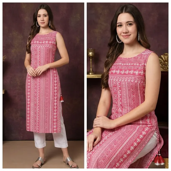 Aao_Women_Floral_Print_Straight_Kurta_(Pink)