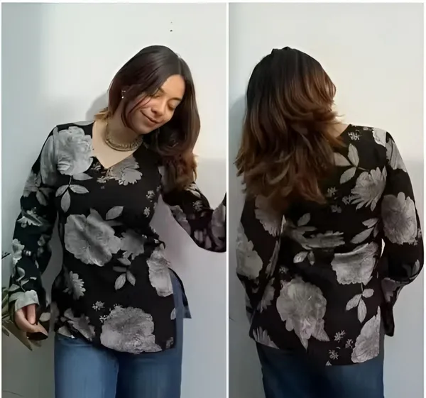 Hbkart_Casual_Floral_Print,_Printed_Women_Black_Top