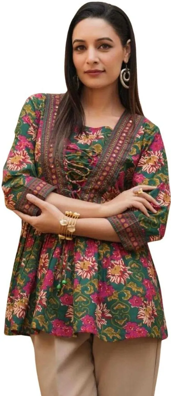 Hbkart_Casual_Floral_Print,_Printed_Women_Multicolor_Top