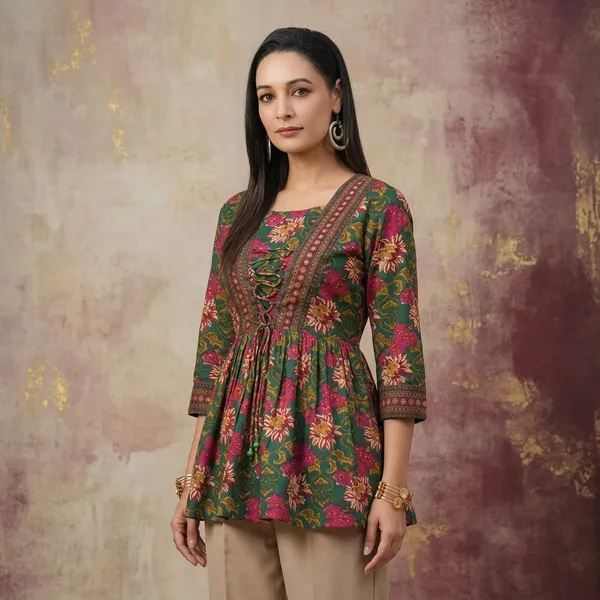 Hbkart_Casual_Floral_Print,_Printed_Women_Multicolor_Top