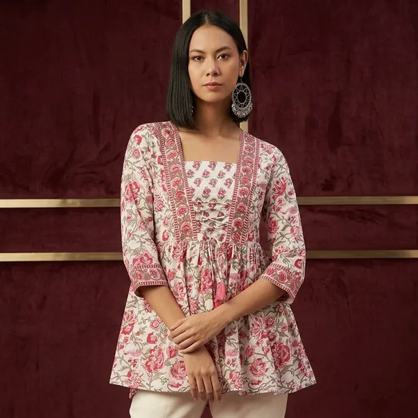 Hbkart_Casual_Floral_Print,_Printed_Women_Multicolor_Top