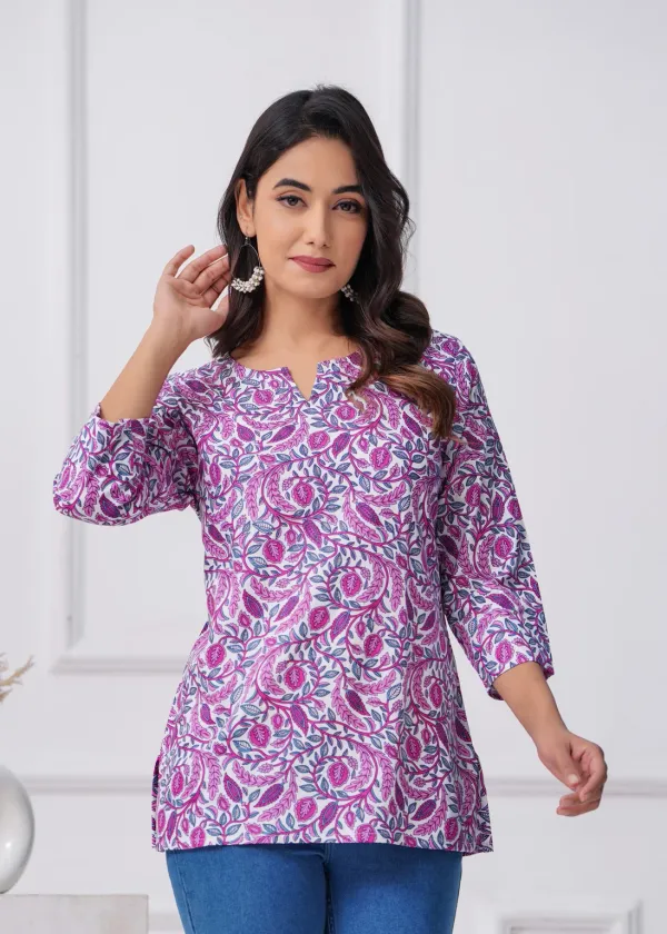 Hbkart_Women_Solid_Tunic_Kurta_(Purple)