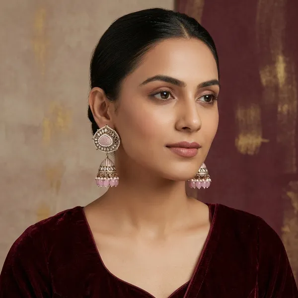 Rose_Pink_Alloy_Meenakari_Kundan_Jhumka_Earrings_For_Women