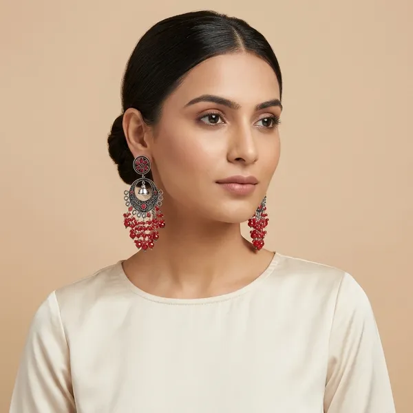 Red_Alloy_Jhumka_Earrings_For_Women