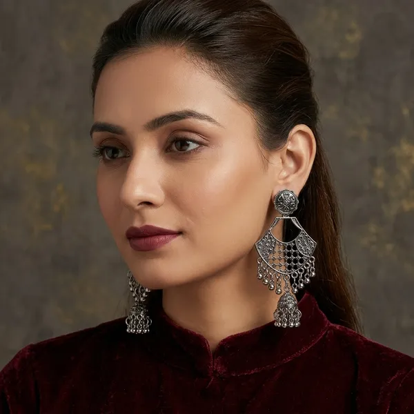 Silver_Alloy_Oxidised_Earrings_For_Women