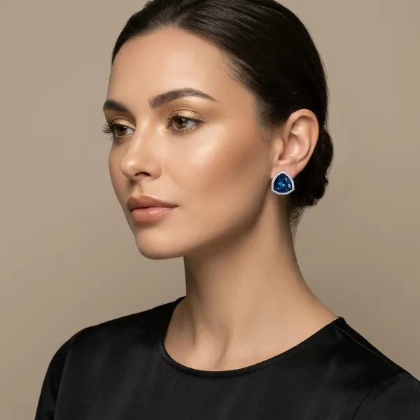 Blue_Alloy_Swarovski_Crystal_Earrings_For_Women