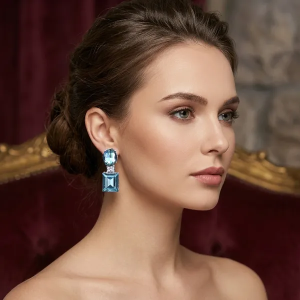 Blue_Alloy_Swarovski_Crystal_Ad_Earrings_For_Women