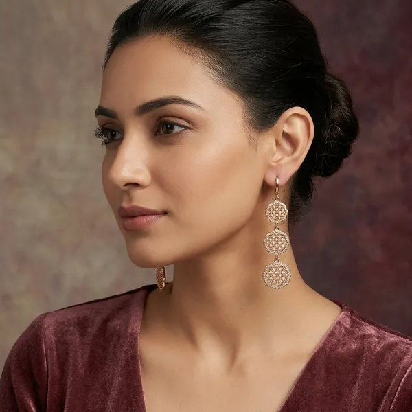 Golden_Alloy_Korean_Style_Earrings_For_Women