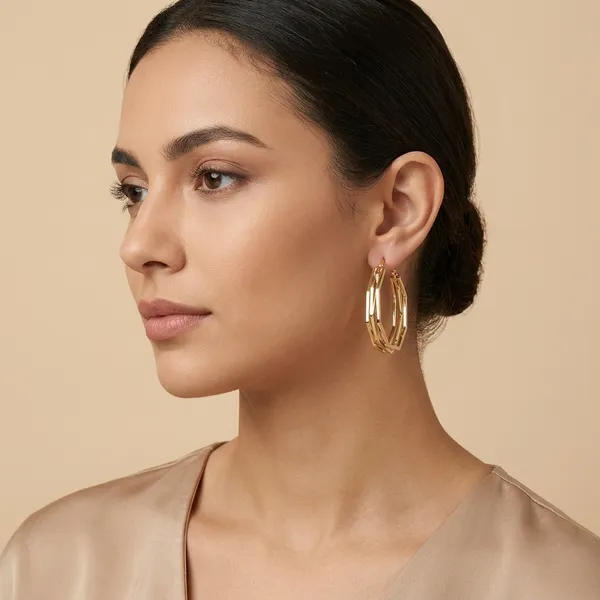 Gold_Plated_Alloy_Hexagon_Hoop_Earrings_For_Women