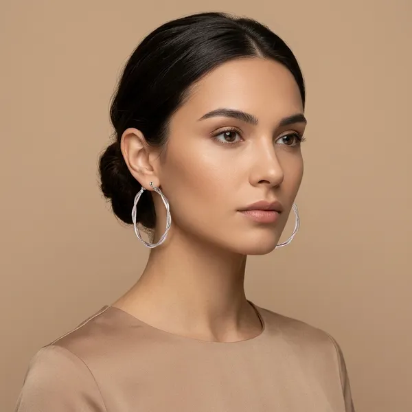 Silver_Gold_Plated_Alloy_Criss-Cross_Circular_Hoop_Earrings_For_Women