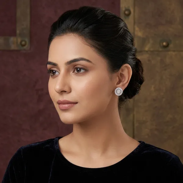 Silver_Plated_Alloy_Ad_Studded_Tops_Earrings_For_Women