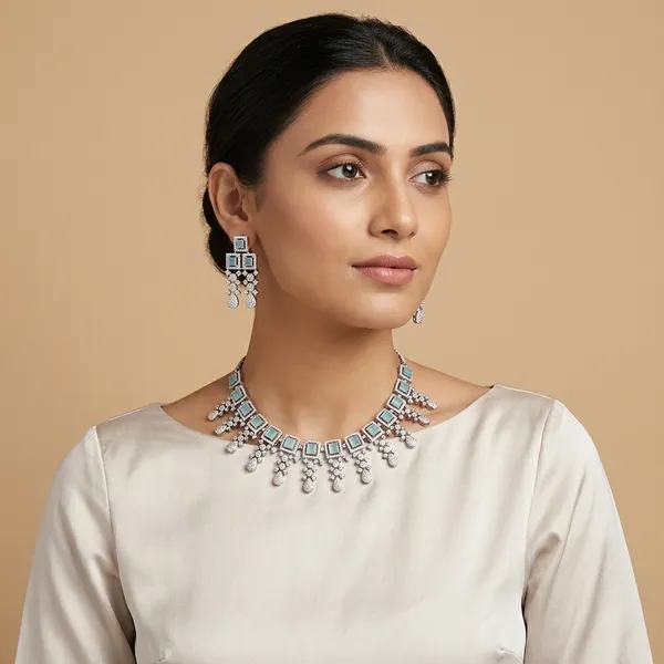 Silver_Alloy_Cz_American_Diamond_Studded_Necklace_Set_For_Women