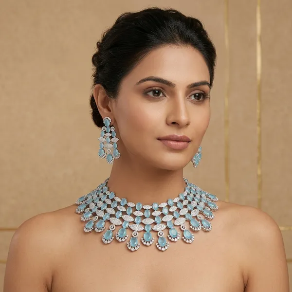 Silver_Alloy_Cz_American_Diamond_Studded_Designer_Necklace_Set_For_Women