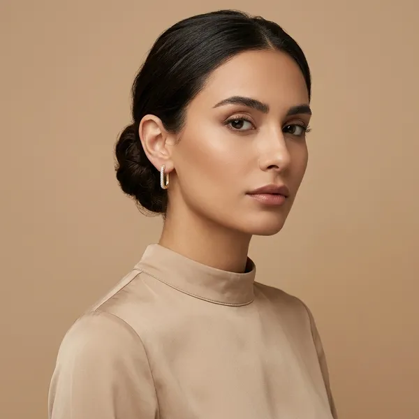 Gold_And_Silver_Alloy_Earrings_For_Women
