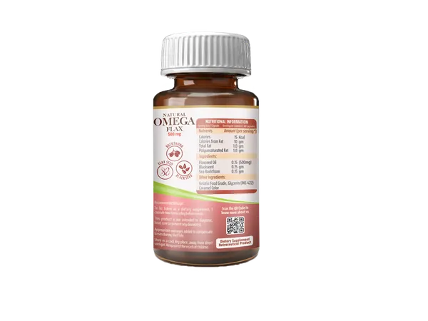 Icure_Wellness_Omega_Flax_500Mg_Omega-3_Fatty_Acids_Supplement_60_Tablets