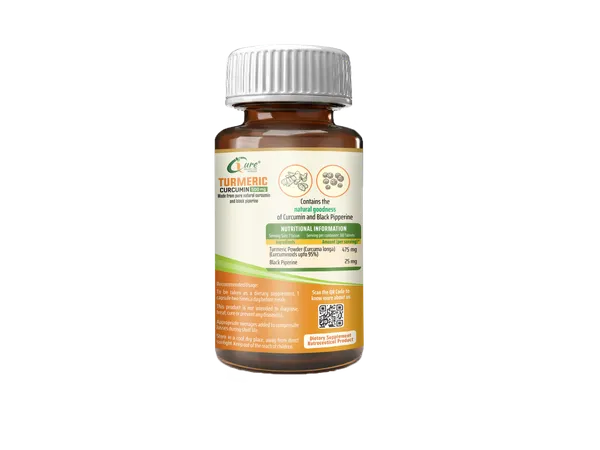 Icure_Wellness_Turmeric_Curcumin_95%_Joint_Immunity_Supplement_60_Tablets