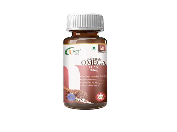 Icure_Wellness_Omega_Flax_500Mg_Omega-3_Fatty_Acids_Supplement_60_Tablets