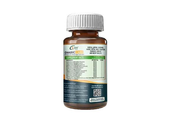 Icure_Wellness_Diabetic_Care_Fenugreek_Bitter_Melon_Blood_Sugar_60_Tablets