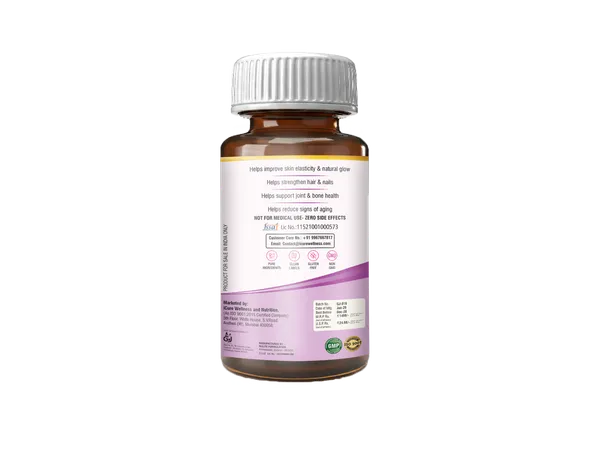 Icure_Wellness_Collagen_Hydrolyzed_Peptides_Vitamin_C_Skin_Care_60_Tablets