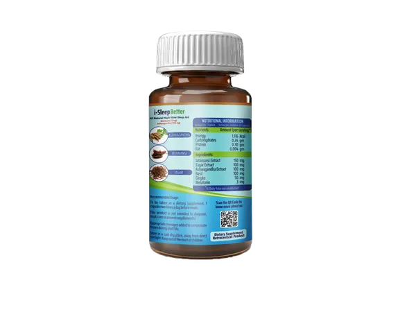Icure_Wellness_I-Sleep_Melatonin_Valerian_Sleep_Support_60_Tablets