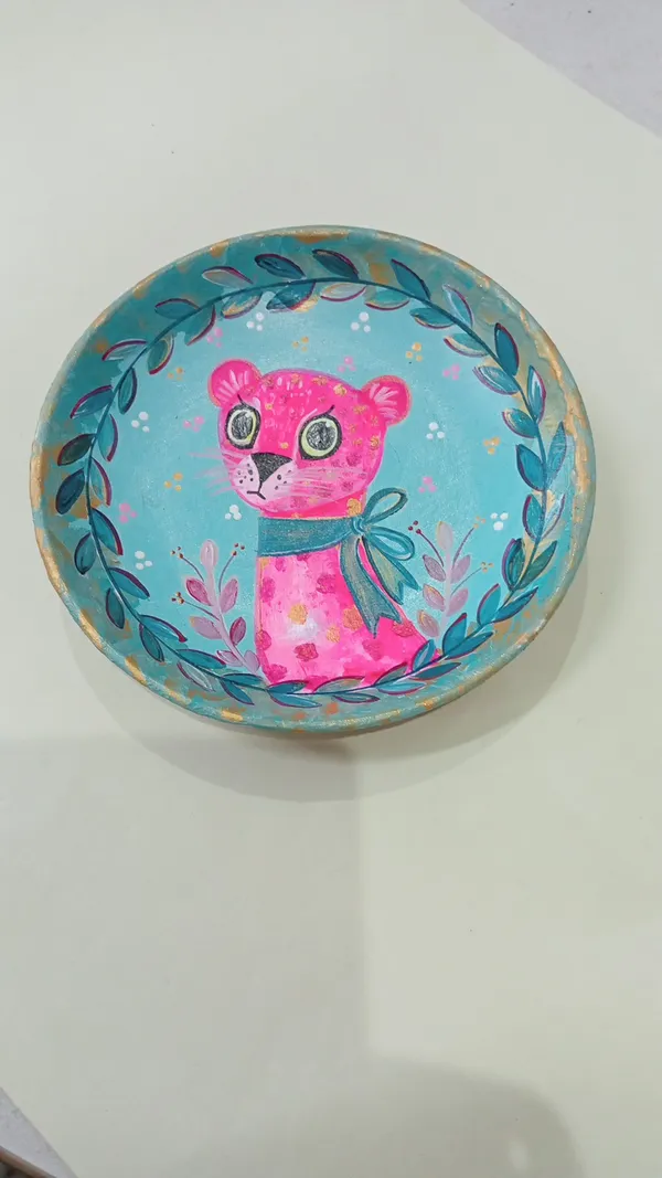 Baby_Cub_|_Handcrafted_|_Wall_Decor_Plate_|_6".
