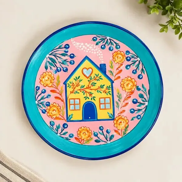 Village_Home_|_Handcrafted_|_Wall_Decor_Plate.