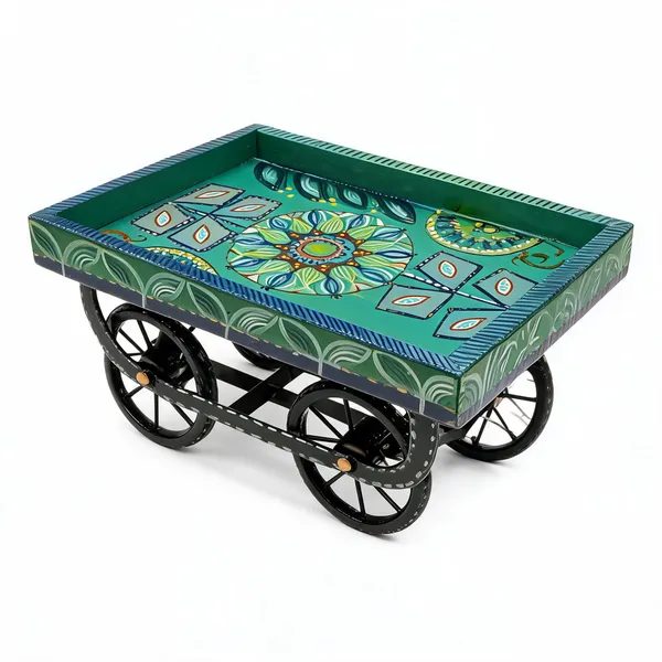 Serving_Trolley_(Thela)_|_Handcrafted_|_Add_A_Rustic,_Cultural_Centrepiece.