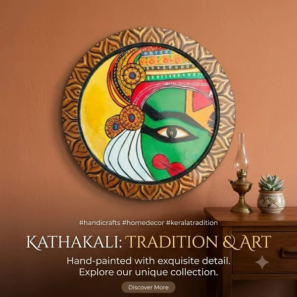Kathakali_|_Handcrafted_|_Wall_Decor_Plate