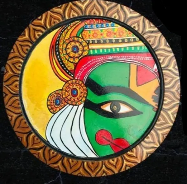 Kathakali_|_Handcrafted_|_Wall_Decor_Plate
