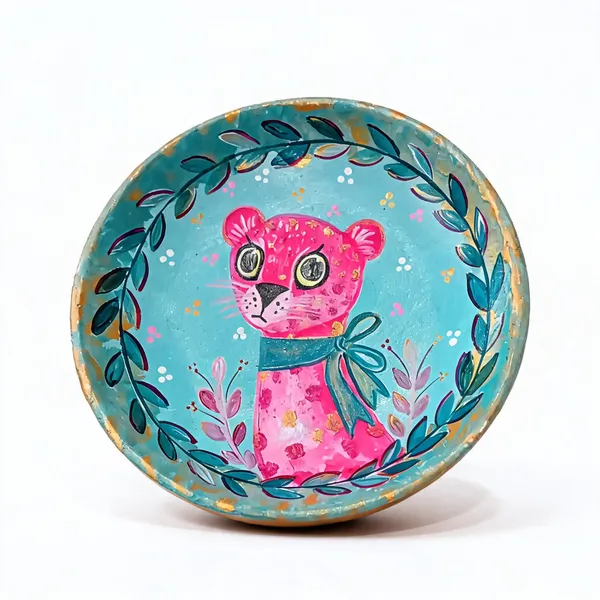 Baby_Cub_|_Handcrafted_|_Wall_Decor_Plate_|_6".