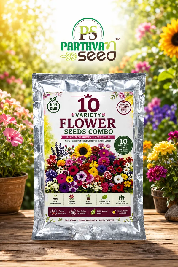 PARTHVA_SEEDS_–_10_Variety_Flower_Seeds_Combo