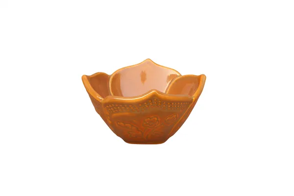 Light_Orange_Ceramics_Designer_Tableware_Lotus_Bowl_For_Home_and_Kitchen