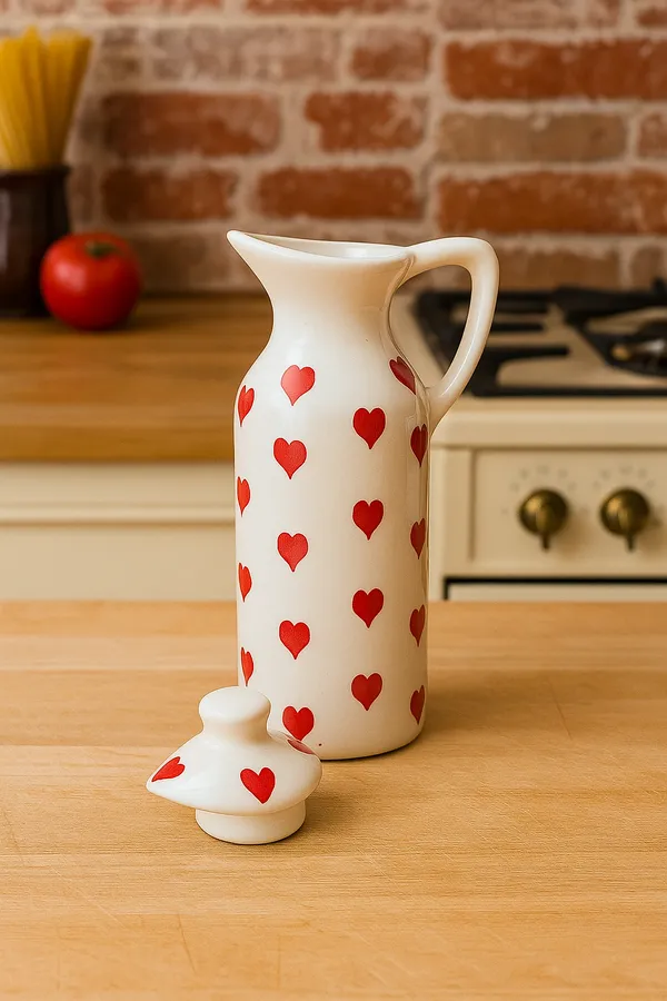 White_And_Red_Ceramics_Premium_Kitchen_Accessories_Oil_Bottle_For_Home_and_Kitchen